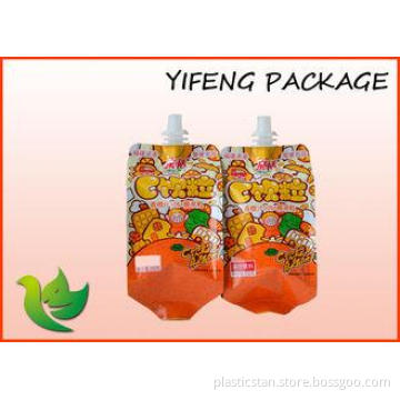 Juice Packaging Spout Pouch Side Gusset Box Pouch With Spou